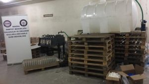 Alaşehir'de Binlerce Kaçak İçki Ele Geçirildi