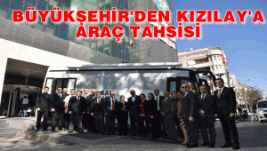 Büyükşehir'den Kızılay'a Araç Tahsisi