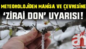 Manisa ve Çevresine Zirai Don Alarmı