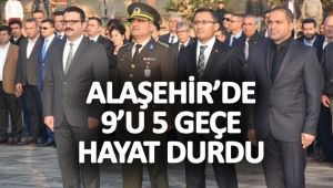 Alaşehir'de Atatürk'ü Anma Töreni