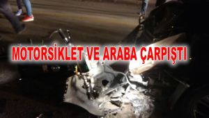 Alaşehir'de Motorsiklet Kazası