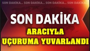 Arabayı Kaydırıp Uçuruma Yuvarlandı