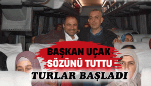 Başkan Uçak Sözünü Tuttu Turlar Başladı
