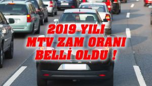 2019 Yılı MTV Zam Oranı Belli Oldu