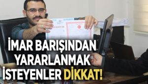 İmar Barışında DİKKAT!