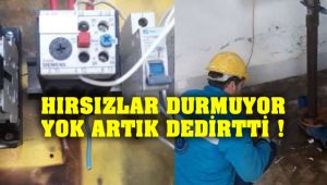 Hırsızlar Vatandaşı Susuz Bıraktı