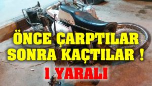 Önce Çarptılar, Sonra Kaçtılar.. 1 Yaralı !