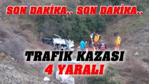 Trafik Kazası 4 Yaralı