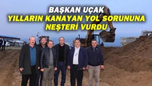 Başkan Ali Uçak Yılların Kanayan Yol Sorununa Neşteri Vurdu