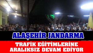 Alaşehir Jandarma Trafik Timleri Eğitimleri Aralıksız Sürdürüyor