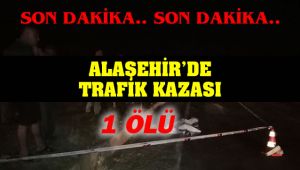 Alaşehir'de Motosiklet ile Kamyonet Çarpıştı : 1 ÖLÜ