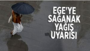 Ege'ye Yağış Uyarısı