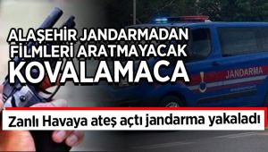 Alaşehir'de Eğlence Mekanı Önünde Havaya Ateş Etti Jandarmadan Kaçamadı