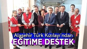Alaşehir Türk Kızılayından Eğitime Destek
