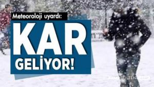 Manisa'ya Kar Geliyor