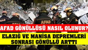 AFAD Gönüllüsü Nasıl Olurum ?