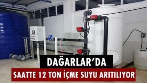 Alaşehir Dağarlar'da Saatte 12 Ton İçme Suyu Arıtılıyor
