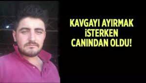 Alaşehir'de Kavgayı Ayırmak İsterken Canından Oldu