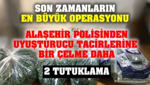 Alaşehir'de 10 Kilo 600 Gram Esrar Yakalandı