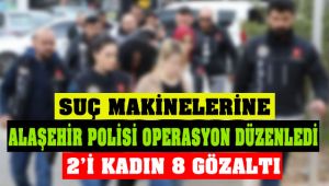 Alaşehir Polisi Aranan Şahıslara Eş Zamanlı Operasyon Düzenledi