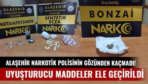 Alaşehir'de Narkotik Polislerinin Gözünden Kaçmadı : 2 Gözaltı