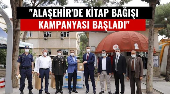 Alaşehir'de kitap bağış kampanyası başladı