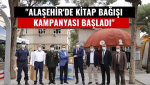 Alaşehir'de kitap bağış kampanyası başladı