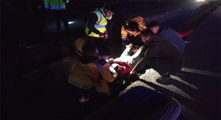 Alaşehir'de motosiklet kazası : 1 Ağır Yaralı