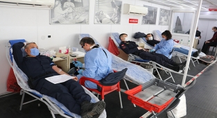 Alaşehir'de kan bağışı kampanyası yapıldı