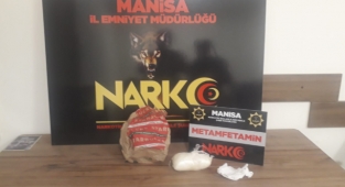 Manisa'da durdurulan araçta uyuşturucu madde ele geçirildi 1 kişi tutuklandı