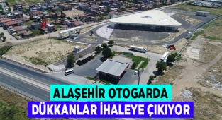 Alaşehir Otogarda Dükkanlar İhaleye Çıkıyor
