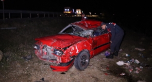 Kula'da trafik kazasında 1 çocuk öldü, 7 kişi yaralandı