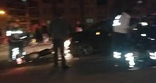 Alaşehir'de Otomobil ile Motosiklet Çarpıştı Kaza Meydana Geldi..