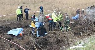 Alaşehir'de Minibüs Şarampole Uçtu : 2 ÖLÜ, 11 YARALI