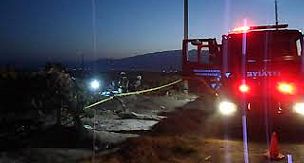 Alaşehir'de Trafik Kazası : 1 ÖLÜ